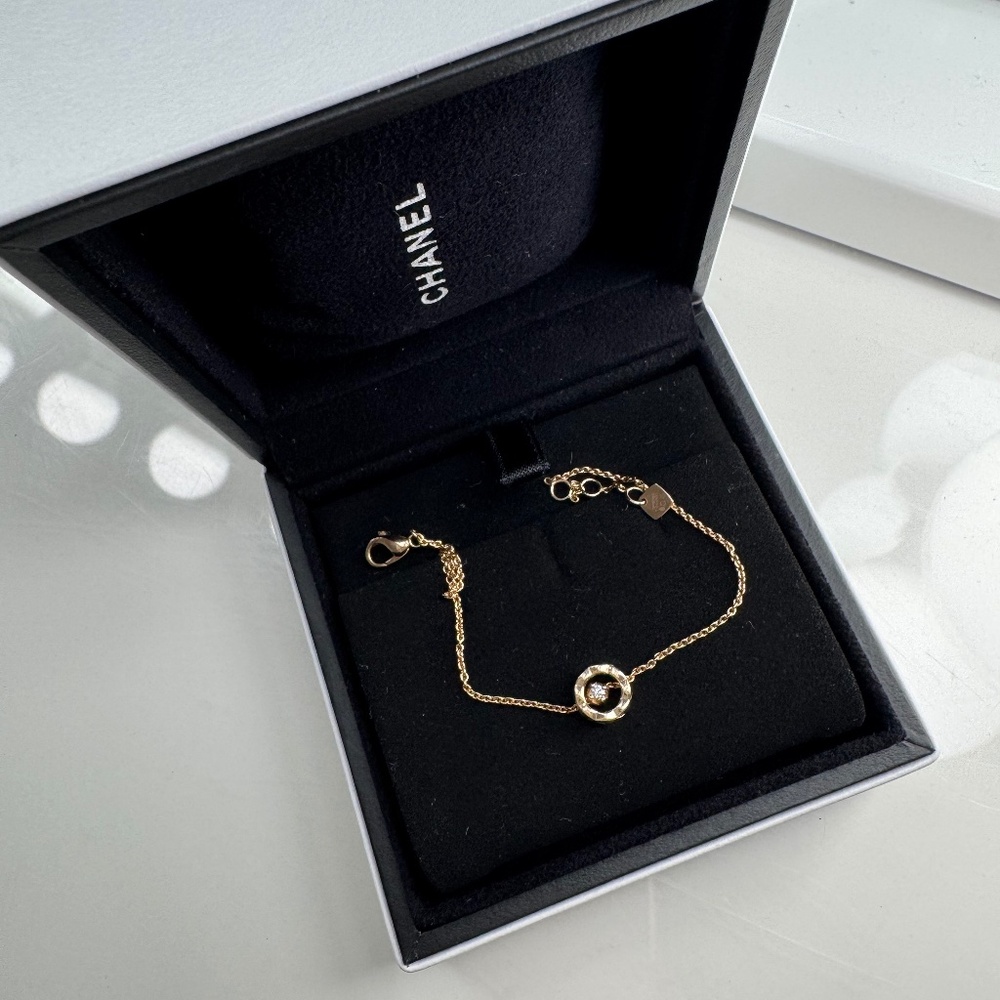 Coco Chanel bracelet - Diamond - Beige gold (rose gold)